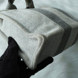 エルメス フールトゥPM キャンバス ハンドバッグ ホワイト / ブラック