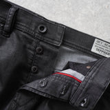 ディーゼル TEPPHAR ブラック コーティング ストレッチ デニム - NEWSED