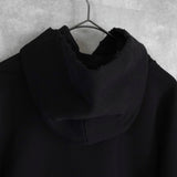 バレンシアガ TO MY LOVE HOODIE オーバーサイズ CD装飾 ダメージ加工 パーカー フーディー ブラック - NEWSED