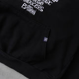 ステューシー USA製 ロゴ 刺繍 パーカー ブラック - NEWSED