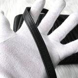 ヴァレンティノ Vステッチ レザー ショルダーバッグ ブラック - NEWSED