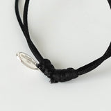 ヴァレンティノ Vロゴ シグネチャー ブレスレット シルバー ブラック - NEWSED