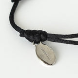 ヴァレンティノ Vロゴ シグネチャー ブレスレット シルバー ブラック - NEWSED