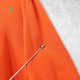 ポロ ラルフローレン ロゴ 刺繍 Vネック ニット オレンジ - NEWSED