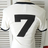 ドルチェ&ガッバーナ ナンバー 刺繍 Vネック 半袖ニット ホワイト レディース - NEWSED