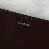 ジルサンダー タングル ミディアム レザー ショルダーバッグ ブラウン