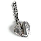 エルメス トゥーブー ハート キーチャーム シルバー925