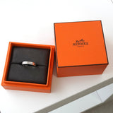 エルメス キリム 指輪 リング WG 750 18K シルバー 箱付き 51サイズ / 10.5号 - NEWSED