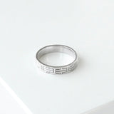 エルメス キリム 指輪 リング WG 750 18K シルバー 箱付き 51サイズ / 10.5号 - NEWSED