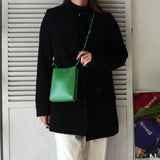 ジルサンダー タングル スモール レザー ショルダーバッグ グリーン