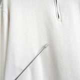 ポロ ラルフローレン ハーフジップ ハイネック スウェット トレーナー ホワイト XL〜2XL相当 - NEWSED