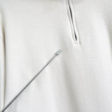 ポロ ラルフローレン ハーフジップ ハイネック スウェット トレーナー ホワイト XL〜2XL相当 - NEWSED