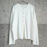 イヴ サンローラン ヴィンテージ YSLロゴ 薄手 カーディガン ホワイト レディース - NEWSED