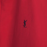 イヴ サンローラン ヴィンテージ YSLロゴ ブルゾン レッド - NEWSED