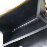 イヴ サンローラン YSLロゴ レザー 長財布 がま口 二つ折り財布 ブラック - NEWSED