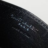 イヴサンローラン YSLロゴ レザー カードケース パスケース ブラック - NEWSED