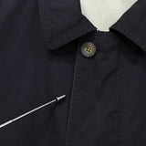 イヴ サンローラン ヴィンテージ リバーシブル YSLロゴ ブルゾン ジャケット ネイビー / アイボリー - NEWSED