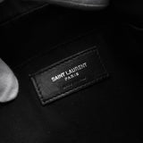 イヴ サンローラン ヴィンテージ YSLロゴ レザー ショルダーバッグ ポシェット ブラック - NEWSED