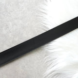 イヴサンローラン ヴィンテージ YSLロゴ ゴールド金具 ベルト ブラック デッドストック - NEWSED