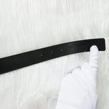 イヴサンローラン ヴィンテージ YSLロゴ ゴールド金具 ベルト ブラック デッドストック - NEWSED