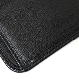 イヴサンローラン YSLロゴ レザー ラウンドファスナー 二つ折り財布 ブラック - NEWSED