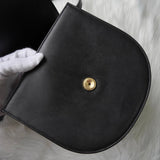 イヴサンローラン ヴィンテージ YSLロゴ レザー ショルダーバッグ ブラック - NEWSED