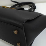 サンローラン ダウンタウンカバス YSLロゴ レザー 2way ハンドバッグ ショルダーバッグ ブラック - NEWSED