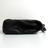 サンローラン カレッジ YSLロゴ レザー 2way ハンドバッグ チェーンショルダーバッグ ブラック - NEWSED