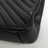 サンローラン カレッジ YSLロゴ レザー 2way ハンドバッグ チェーンショルダーバッグ ブラック - NEWSED