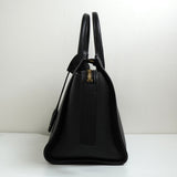 サンローラン ダウンタウンカバス YSLロゴ レザー 2way ハンドバッグ ショルダーバッグ ブラック - NEWSED