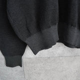 イヴ サンローラン ヴィンテージ YSLロゴ モックネック ニット グレー - NEWSED