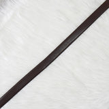 イヴサンローラン ヴィンテージ YSLロゴ シルバー金具 ベルト ブラウン レディース - NEWSED