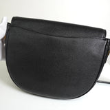 イヴサンローラン YSLロゴ レザー ショルダーバッグ ブラック - NEWSED