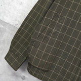 イヴサンローラン ヴィンテージ YSLロゴ リバーシブル ブルゾン カーキ / ベージュ - NEWSED