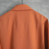 イヴ サンローラン ヴィンテージ YSLロゴ ブルゾン ジャケット オレンジ - NEWSED