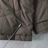 イブ サンローラン ヴィンテージ リバーシブル YSLロゴ 中綿ジャケット ダウンジャケット ホワイトベージュ/グレージュ - NEWSED