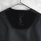 イヴ サンローラン ヴィンテージ YSLロゴ ウールジャケット ブラック メンズ - NEWSED