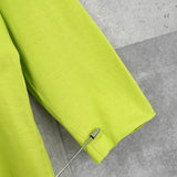 イヴサンローラン ヴィンテージ YSLロゴ 七分丈 トップス ライム レディース - NEWSED