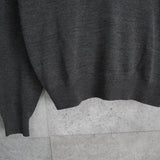 イヴ サンローラン ヴィンテージ YSLロゴ ポロニット グレー - NEWSED