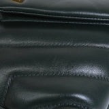 サンローラン YSLロゴ ルル レザー ショルダーバッグ グリーン - NEWSED