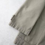 イヴサンローラン YSLロゴ 薄手 テーラードジャケット コットンジャケット グレージュ - NEWSED