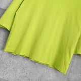 イヴサンローラン ヴィンテージ YSLロゴ 七分丈 トップス ライム レディース - NEWSED