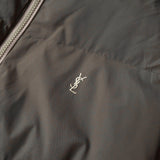 イブ サンローラン ヴィンテージ リバーシブル YSLロゴ 中綿ジャケット ダウンジャケット ホワイトベージュ/グレージュ - NEWSED