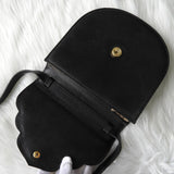 イヴサンローラン ヴィンテージ YSLロゴ レザー ショルダーバッグ ブラック - NEWSED