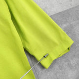 イヴサンローラン ヴィンテージ YSLロゴ 七分丈 トップス ライム レディース - NEWSED