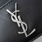 イヴサンローラン YSLロゴ レザー カードケース パスケース ブラック - NEWSED