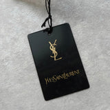 イヴサンローラン ヴィンテージ YSLロゴ ゴールド金具 ベルト ブラック デッドストック - NEWSED