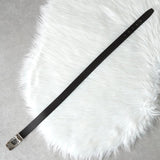 イヴサンローラン ヴィンテージ YSLロゴ シルバー金具 ベルト ブラック レディース - NEWSED