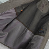 イヴ サンローラン ヴィンテージ YSLロゴ ウールコート チェスターコート ブラウン - NEWSED