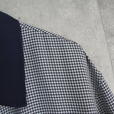 イヴ サンローラン ヴィンテージ YSLロゴ チェック柄 ブルゾン ブラック / ホワイト - NEWSED